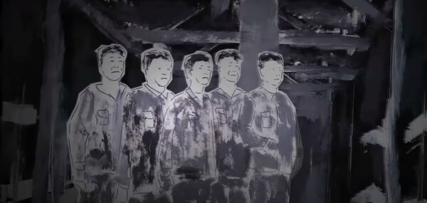 북한 수용소 그림(출처-혜우 이야기 유튜브 캡처)