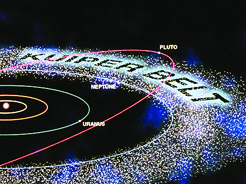 ▲ 태양계 밖 외계를 둘러쌓고 있는 카이퍼-벨트 모형도 (NASA Science)
